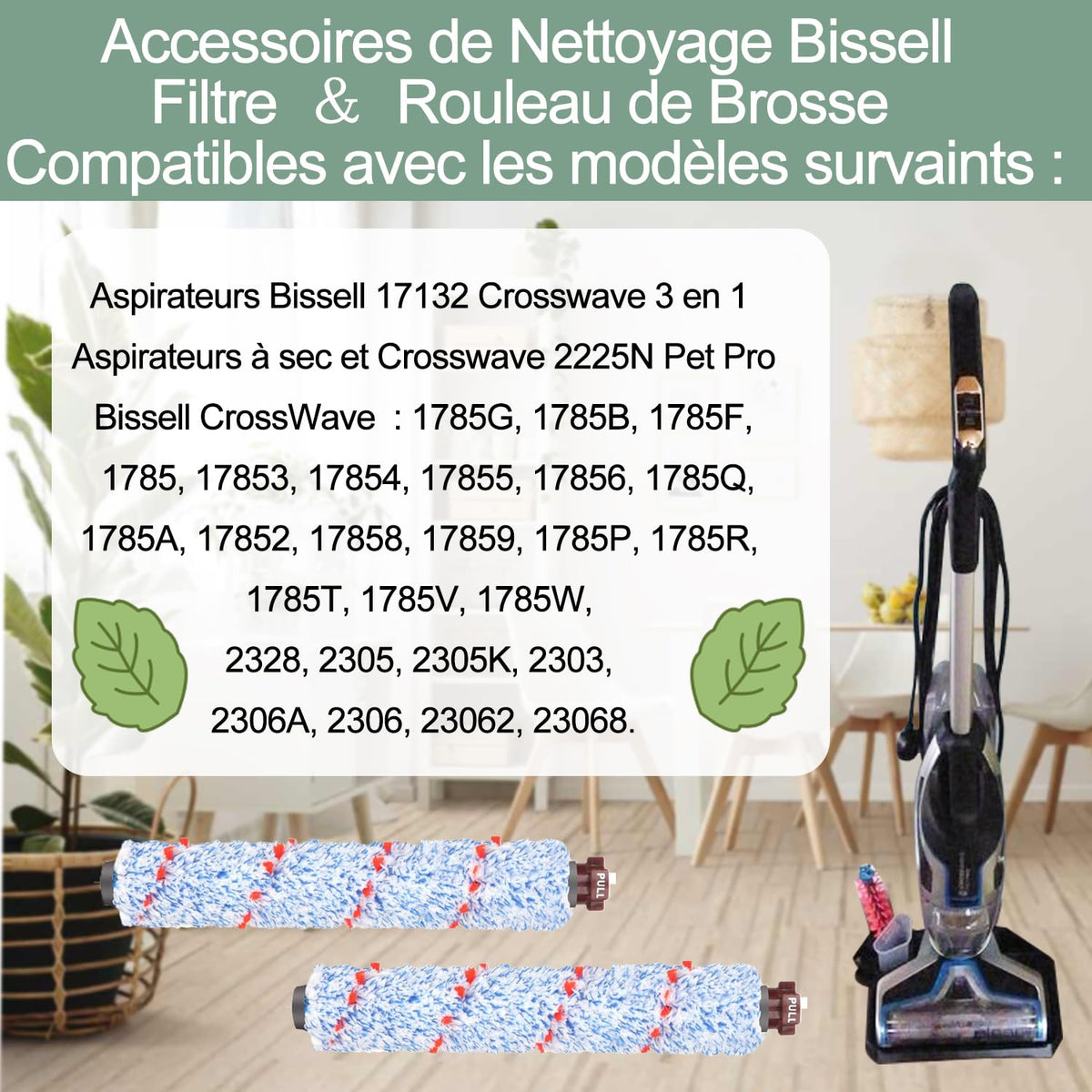 Brosse pour parquet BISSELL Crosswave - Accessoires BISSELL