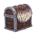 1 x RAW Customer Returns Nemesis Now Dice, 11.3cm Dungeons Dragons Mimic Dice Officially Licensed Storage Box, Resin, Brown, 11.3cm - RRP €40.67