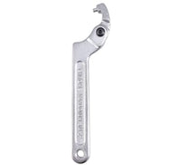 1 x RAW Customer Returns YUENWUZINIC hook wrench C wrench chrome vanadium hook wrench adjustable hook wrench with a pair of non-slip gloves, for tightening or loosening nuts 19-51 mm  - RRP €10.62