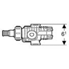 1 x RAW Customer Returns Geberit universal float valve, unifill 240.715 - RRP €33.18