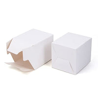 1 x RAW Customer Returns AB Max White Cardboard Gift Boxes - Small Box with Lid 10x10x10 cm Paper Gift Box for Candles Handmade Soap Parties Wedding Holidays Gift Boxes Packaging Materials Pack of 12 - RRP €10.98