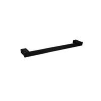 1 x RAW Customer Returns CASEWIND Black Towel Rack, Matte Towel Rail, Bathroom SUS 304 Stainless Steel Wall Mounted Square Bath Towel Rail 40cm - RRP €27.22