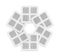 2 x Brand New 6 Pcs Patches for Window Screens Mosquito Net Repair Kit, Bathroom Hair Filter, Shower Hair Catcher, Hair Filter - RRP €40.8