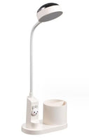 1 x RAW Customer Returns himmel desk lamp children s bedside lamp with pen holder, table lamp with automatic color change, dimmable rechargeable LED reading lamp for children white  - RRP €24.8