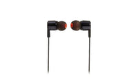 1 x RAW Customer Returns JBL T210 In-Ear Headphones with 1-Button Remote Control and Integrated Microphone Compatible with Apple and Android Devices - Black - RRP €16.52