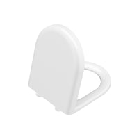 1 x RAW Customer Returns VitrA Universal 2 toilet lid, toilet seat with soft close, easy to clean, white toilet seat with plastic hinges 121-009-909 - RRP €65.34