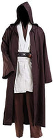 1 x RAW Customer Returns NUWIND Men s Jedi Costume Medieval Tunic Hooded Cloak Halloween Cosplay Costume for Adults Multicolor, S  - RRP €82.55