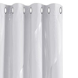 1 x RAW Customer Returns Deconovo Thermal Insulating Blackout Curtains for Indoor Bedroom with Eyelets 140x290cm Pearl Gray 2 Panels - RRP €47.21