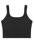 1 x RAW Customer Returns REORIA Women s Crop Top Elegant Corset Aesthetic Top Sporty Summer Top Black S - RRP €24.0