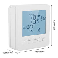 1 x RAW Customer Returns FTVOGUE Digital Thermostat Intelligent LCD Display Heating Thermostat Programmable Room Temperature Controller Under House Household Temperature Tool - RRP €30.22