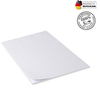 1 x RAW Customer Returns Notepads DIN A4 squared, pack of 10, 50 sheets per pad, 80 g m offset white, notepad24 - RRP €26.82