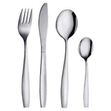 1 x RAW Customer Returns EXZACT Stainless Steel Cutlery Cutlery - Stainless Steel - 6 x Forks, 6 x Knives, 6 x Spoons, 6 x Teaspoon EX826 24 PIECES  - RRP €10.99