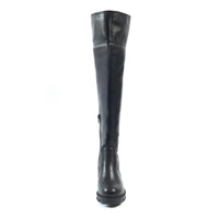 1 x RAW Customer Returns GABYLOU XL wide calf boots - Model Emmanuelle, Black23, 38 - RRP €79.75