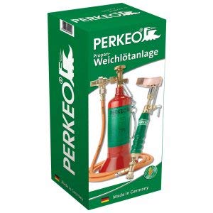 1 x RAW Customer Returns Perkeo PERKEO soft soldering system hammer shape 2.5 m hose, connection G3 8 LH - RRP €248.41