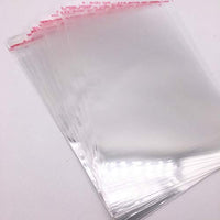 1 x RAW Customer Returns Pack of 200 self-adhesive bags made of cellophane, transparent, bags for dragees, food bags, candy bags, jewelry, gift idea 24 x 24 cm  - RRP €20.4