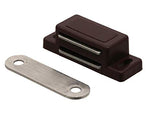 1 x RAW Customer Returns 10x magnetic catch door magnet furniture magnet magnetic closure brown - RRP €8.0