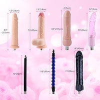 1 x RAW Customer Returns KlicLok Automatic Love Machine Sex Machine with APP Controlled Pushed Dildo Sex Toys for Men and Women, Adjustable Adult Masturbation with 8 Attachments - RRP €149.99