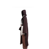 1 x RAW Customer Returns NUWIND Men s Jedi Costume Medieval Tunic Hooded Cloak Halloween Cosplay Costume for Adults Multicolor, S  - RRP €82.55