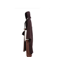 1 x RAW Customer Returns NUWIND Men s Jedi Costume Medieval Tunic Hooded Cloak Halloween Cosplay Costume for Adults Multicolor, L  - RRP €83.14