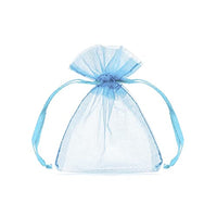 1 x RAW Customer Returns P D organza bags, 20 pieces - sky blue - RRP €5.39