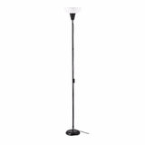 1 x RAW Customer Returns Ikea Tagarp 604.640.49 Plastic floor lamp Black White - RRP €29.9