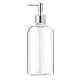 1 x RAW Customer Returns EIAOSI Clear Glass Soap Dispenser with Pump 16oz Soap Dispenser for the del - RRP €22.8