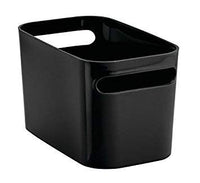 2 x Brand New mDesign bathroom organizer - storage box for your cosmetics and care products - practical storage box for storing bathroom utensils - black - RRP €42.72