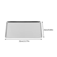 3 x Brand New Luxshiny Stainless Steel Baking Tray Mirror Finish for Cookie Sheet and Baking Tray Heavy Duty 35X25X1. 5cm - RRP €52.53