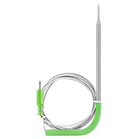 1 x RAW Customer Returns Inkbird Stainless Steel Replacement Probe Meat Sensor for IBBQ-4BW Green  - RRP €10.99