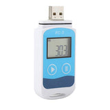 1 x RAW Customer Returns FTVOGUE Portable Temperature Data Logger Mini Temp Recorder Display LCD Display 32000 Points U Disk Design with Internal Sensor - RRP €23.95