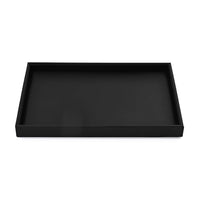 1 x RAW Customer Returns Oirlv Black Leather Jewelry Tray for Jewelry Box Jewelry Storage Jewelry Organizer Tray - RRP €24.98