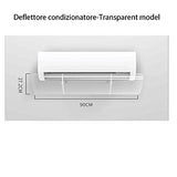 1 x RAW Customer Returns Air Conditioning and Air Conditioning Wind Deflector, Wind Deflector White  - RRP €33.6