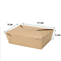 1 x RAW Customer Returns DeinPack food box take away I organic food box with folding lid 500 ml I rectangular cardboard box I brown kraft cardboard box compostable I disposable to go boxes 50 pieces - RRP €25.19