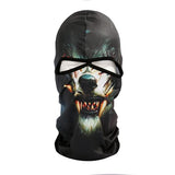 3 x Brand New 4 Pack Full Face Balaclava with Skull Design for Riding, Halloween, All Outdoor Activities - RRP €68.4