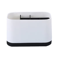 5 x Brand New Toothbrush holder, bathroom storage box, no drilling required, for bathroom, black and white - RRP €63.65