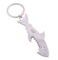 1 x RAW Customer Returns Shark screw cap opener bottle opener gift men women ladies gentlemen children sports opener sea fish water ocean shark  - RRP €8.9