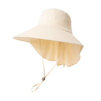 4 x Brand New TOP-EX Women s Foldable Sun Hat Summer Wide Brim UV Protection with Chin Strap Beach Hat Outdoor Garden Hat Neck Flap - RRP €110.4