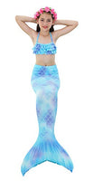 1 x RAW Customer Returns shepretty mermaid tail suit for mermaid swimming for children.,A6,130 - RRP €28.22