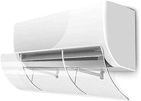 1 x RAW Customer Returns Air Conditioning and Air Conditioning Wind Deflector, Wind Deflector White  - RRP €33.6