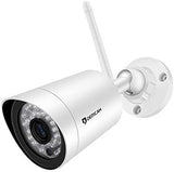 1 x RAW Customer Returns Dericam IP camera outdoor wide angle, full HD 1080P with 25fps WLAN camera outdoor with HD 3MP lens, external memory card slot available, B2, white - RRP €60.19