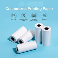 1 x RAW Customer Returns 10 Rolls of Kids Camera Printing Paper, 5.5cm 6m Portable Thermal Printing Camera Paper Rolls for Instant Printing Refill Paper - RRP €11.74