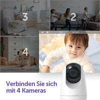 1 x RAW Customer Returns FAKEME Additional Camera Unit Baby Monitor, 720p HD Resolution, Easy Pairing, Night Vision, Scan View, Indoor - RRP €80.66