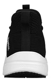 1 x RAW Customer Returns Feethit sneakers men s shoes, sports shoes, running shoes, sneakers, men s tennis, fitness, jogging, walking shoes, lightweight, breathable, leisure street running shoes, slip-on shoes, black and white, 45 EU - RRP €29.23