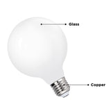 1 x RAW Customer Returns ENUOTEK LED Large Light Bulbs White Edison E27 6W 650Lm Cool White 6000K Full Angle Lighting for Hanging Lamp Wall Lamp Floor Lamp Not Dimmable Replaces 60W Incandescent Bulb Pack of 3 - RRP €19.85