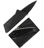 5 x RAW Customer Returns ShineTool 10 Pack Credit Card Knife, Credit Card Size Folding Knife, Outdoor Stainless Steel Handle Pocket Knife Mini Survival Knife Survival Knife Black - RRP €80.65