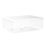 1 x RAW Customer Returns BENECREAT 6 Pack Rectangular Plastic Box 14.4x10.8x4.75cm Transparent Storage Box with Flip Lid for Small Items, Pills, Herbs, Beads - RRP €23.44