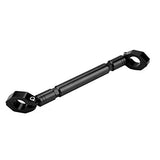 1 x RAW Customer Returns Universal Adjustable Motorcycle Motorbike Handlebar Handle Bar Mount and Clamp Bar Crossbar Set Aluminum Alloy Motorcycle Balance Bar 22mm Clamp Diameter Black  - RRP €21.6