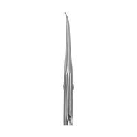 1 x RAW Customer Returns STALEKS Pro - Professional Skin Cuticle Scissors, Curved Handle, Short Handle Length S Blade Length - 25mm, Hook Shape Exclusive 21 Type 2 Design Magnolia Flower SX-21 2m - RRP €36.68