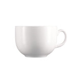 1 x RAW Customer Returns Kasahome Set of 2 Breakfast Mugs for Milk Tea Cereals Mug White Ceramic Cup 450 ML - RRP €19.63