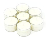 1 x RAW Customer Returns High Quality Natural Tea Lights Rapeseed Wax in Clear Candles with 4 or 8 Hour Burning Non-Toxic Pure White Wax Paraffin Free Fragrance Free - RRP €23.02